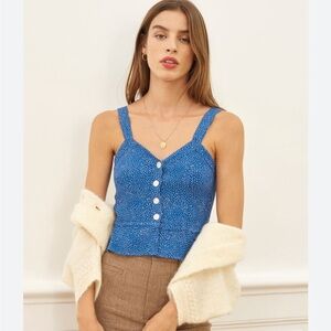 Rouje Rita top, blue